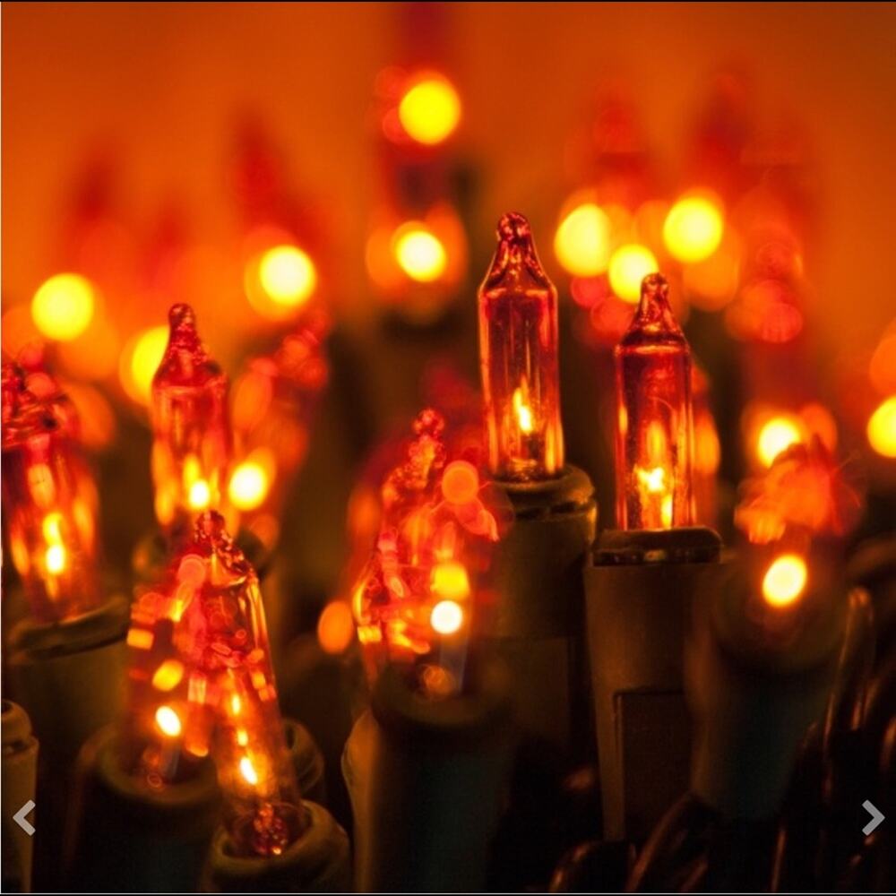 70 Orange Halloween Lights